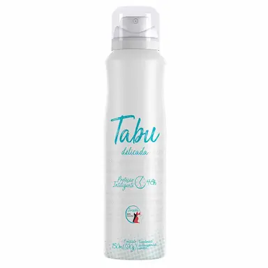 KIT DESODORANTE AEROSOL ANTITRANSPIRANTE TABU DELICADA 150ML COM 6 UNIDADES