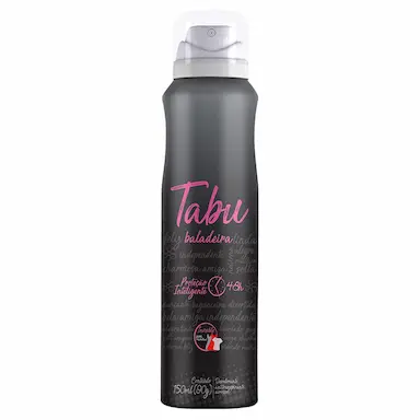KIT DESODORANTE AEROSOL ANTITRANSPIRANTE TABU BALADEIRA 150ML COM 6 UNIDADES