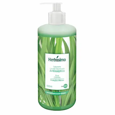 SABONETE LIQUIDO ANTISSEPTICO HERBISSIMO CIDREIRA 500ML