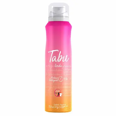 KIT DESODORANTE AEROSOL ANTITRANSPIRANTE TABU LINDA 150ML COM 3 UNIDADES