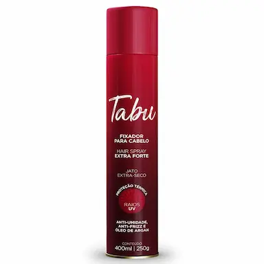 HAIR SPRAY TABU FIXAçãO EXTRA FORTE 400ML