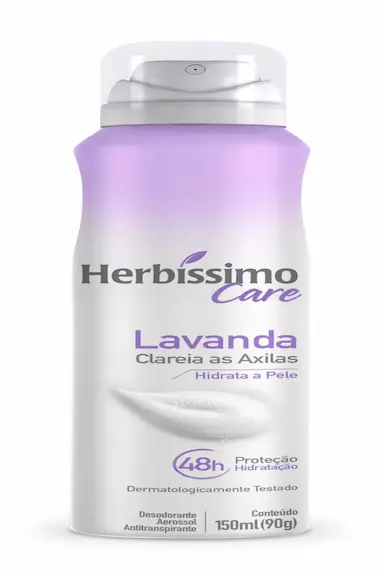 DESODORANTE AEROSSOL ANTITRANSPIRANTE HERBISSIMO CARE LAVANDA
