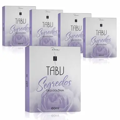 KIT DEO COLôNIA TABU SEGREDOS 60ML C/5