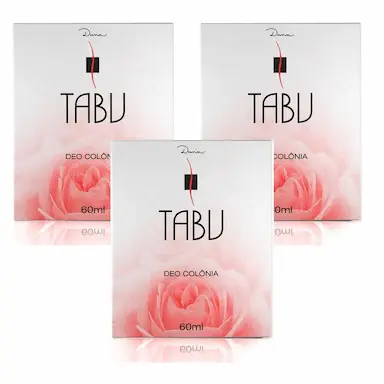 KIT DEO COLôNIA TABU 60ML C/3 KIT DEO COLôNIA TABU  60ML C/3