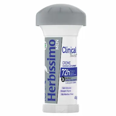 DESODORANTE TWIST ANTITRANSPIRANTE HERBíSSIMO CLINICAL MEN 45G