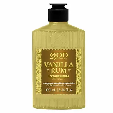 LOçãO PóS BARBA VANILLA RUM 100 ML - QOD BARBER SHOP