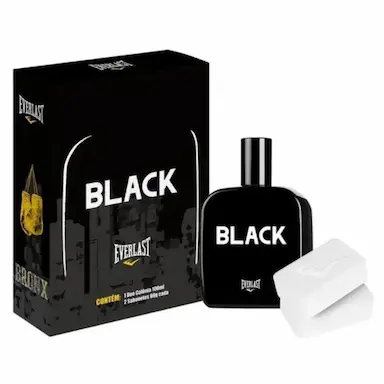 KIT EVERLAST BLACK (1 DEO COLôNIA 100ML + 2 SABONETES EM BARRA 80G)