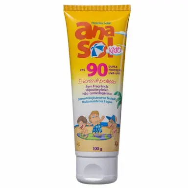 PROTETOR SOLAR KIDS FPS 90 - 100 G - ANASOL