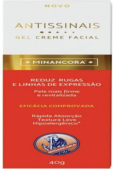 MINANCORA ANTISSINAIS GEL CREME FACIAL 40G