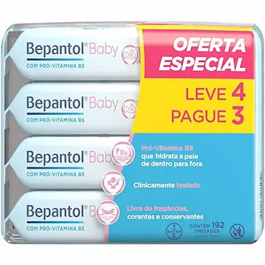 LENçOS UMEDECIDOS BEPANTOL BABY 192 UNIDADES