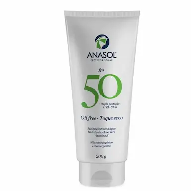 PROTETOR ANASOL 50FPS - TOQUE SECO OIL FREE - 200G
