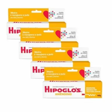 KIT 4 HIPOGLOS CREME PREVENTIVO DE ASSADURAS 40G