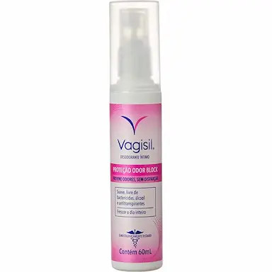 DESODORANTE ÍNTIMO VAGISIL PROTEçãO ODOR BLOCK 60ML