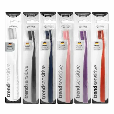 ESCOVA DENTAL POWERDENT TRENDSENSITIVE 6240 CERDAS 1UN - FABRICADAS NA ALEMANHA