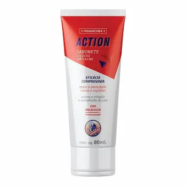 SABONETE LIQUIDO MINANCORA ACTION ANTIACNE 80ML