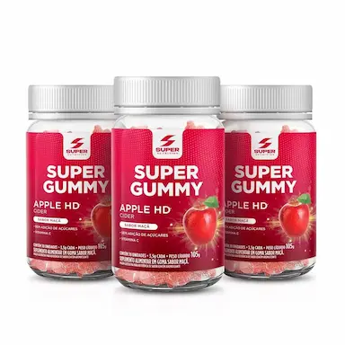 Kit 03 Super Gummy Apple HD 30 Gomas