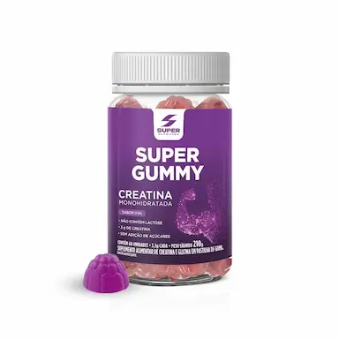 SUPER GUMMY CREATINA MONOHIDRATADA SABOR UVA