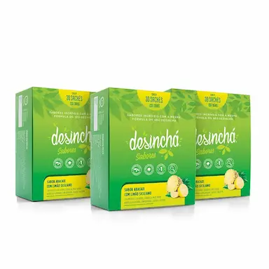KIT 03 DESINCHá SABORES ABACAXI COM LIMãO