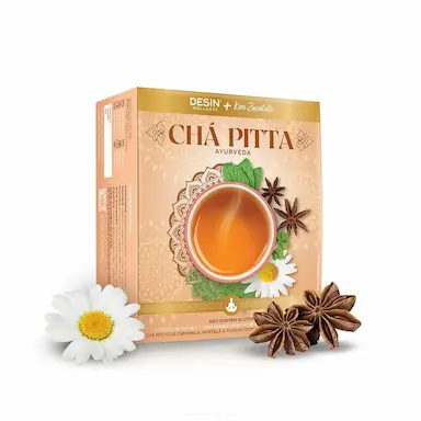 Chá Ayurveda Pitta by Kim Zucatelli 30 Sachês