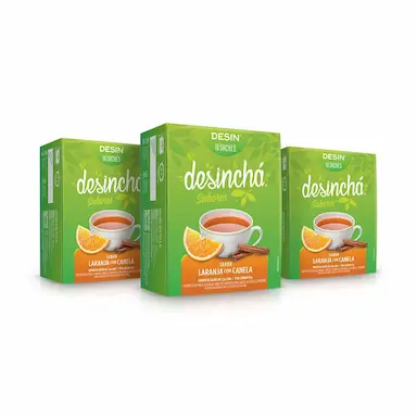 KIT 03 DESINCHá LARANJA COM CANELA