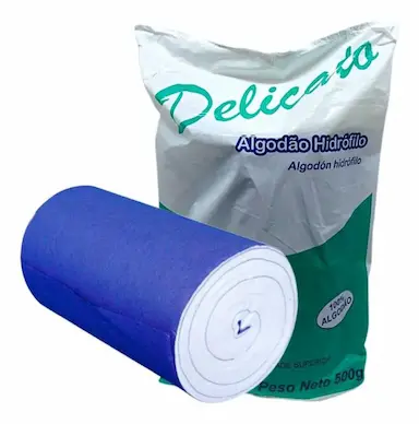 ALGODAO ROLO 500G DELICATO KIT COM 2 UNIDADES