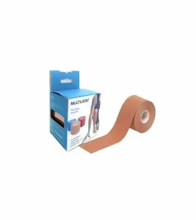 FITA KINESIO ROLO 5CMX5M BEGE MULTILASER