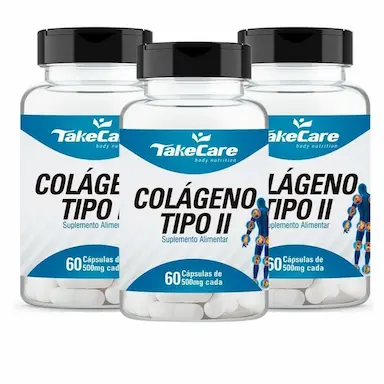 KIT 3UNI COLáGENO TIPO LL 500MG 60 CáPS - TAKE CARE