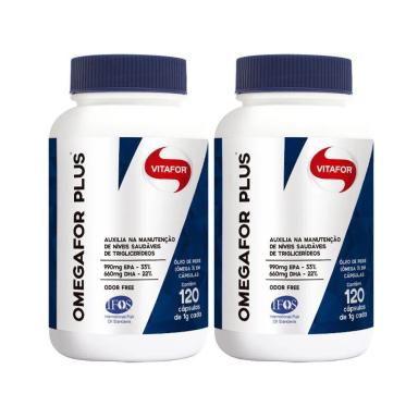 2X ÔMEGAFOR PLUS 1000MG (2X 120 CáPS) - VITAFOR