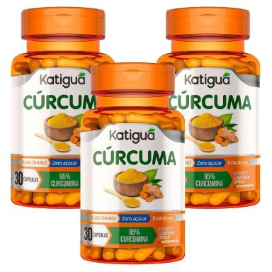 KIT 3UNI CúRCUMA 500MG 30 CáPS  - KATIGUá