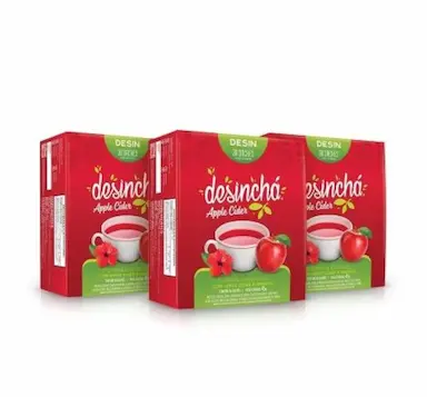 KIT 3UNI DESINCHá APPLE CIDER 10 SACHêS