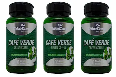 KIT 3X CAFé VERDE 500MG (3X 60 CáPSULAS) - TAKE CARE