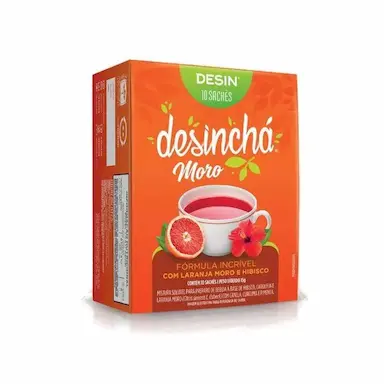 DESINCHá MORO 10 SACHêS LARANJA/HIBISCO