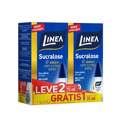 ADOCANTE LíQUIDO SUCRALOSE LEVE 2 75ML 1 25ML - LINEA