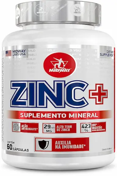 ZINC+ 60 CáPS - MIDWAY