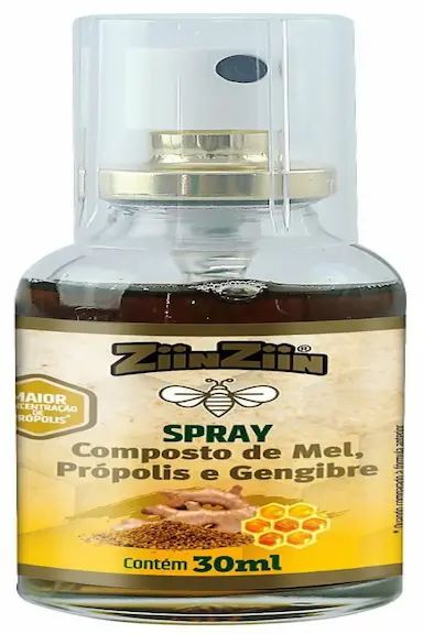 SPRAY GENGIBRE E PRóPOLIS 30ML - ZIINZIIN