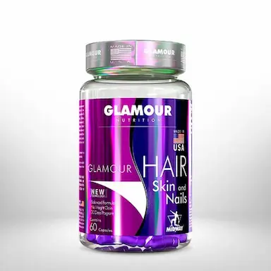 HAIR SKIN &amp;amp;AMP; NAILS GLAMOR 60 CáPS - MIDWAY