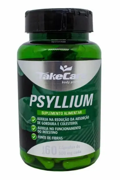 PSYLIUM 500MG 60 CáPSULAS - TAKE CARE