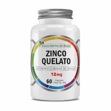 ZINCO QUELATO (ZINCO 12MG) 60 CAPS - NOVO