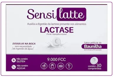 SENSILATTE LACTASE 9.000 FCC COM 30 COMPRIMIDOS - PRATI