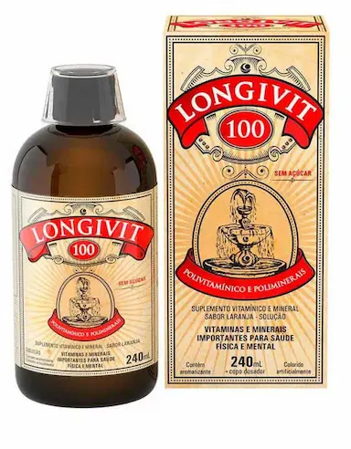 LONGIVIT 100  SUPLEMENTO VITAMíNICO E MINERAL 240ML -CIFARMA