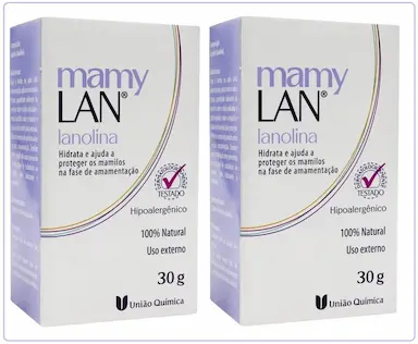 KIT 2 MAMY LAN LANOLINA PARA HIDRATAçãO 30G - UNIãO QUíMICA