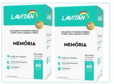 KIT COM 2 LAVITAN MEMóRIA 60CPS - CIMED