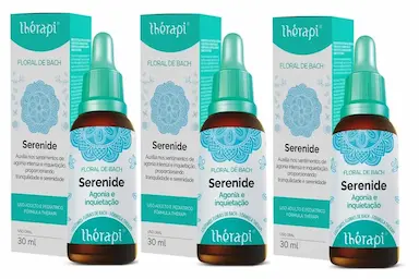 KIT COM 3 FLORAL DE BACH SERENIDE 30ML - THéRAPI