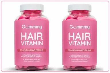 KIT COM 2 GUMMY HAIR VITAMINAS SABOR TUTTI-FRUIT 60 GOMAS