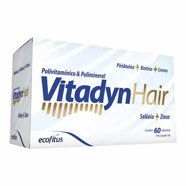 VITAMINA VITADYN HAIR COM 60 CáPSULAS - ECOFITUS