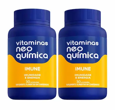 KIT 2 VITAMINA IMUNE 30 CáPSULAS - NEO QUIMICA