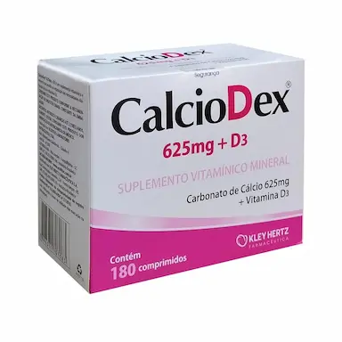 SUPLEMENTO CALCIODEX 625MG + D3 180CPR - KLEY HERTZ