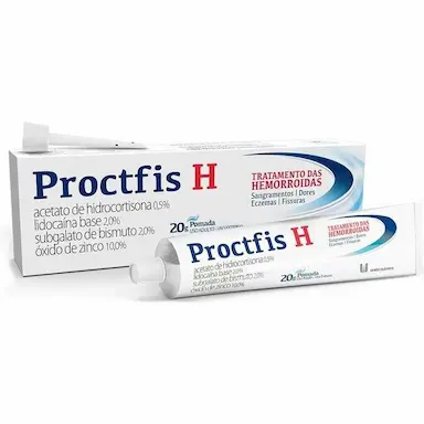PROCTFIS H POMADA 20G + APLICADORES - UNIãO QUíMICA