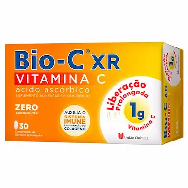 SUPLEMENTO BIO-C XR VITAMINA C 1G 30 CPS - UNIãO QUIMICA