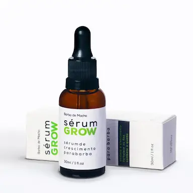 SERUM GROW TONIFICANTE P/ BARBA E CABELO 30ML BARBA DE MACHO